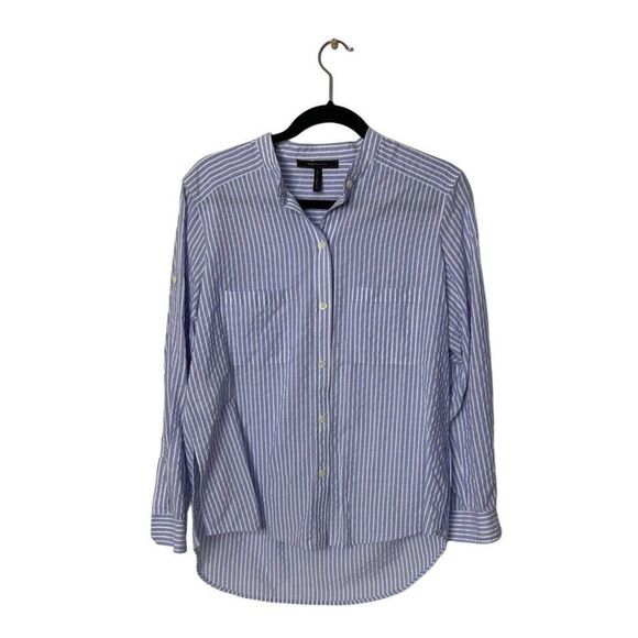 BCBG MaxAZRIA Women's Stripped Shirt Size M - Picture 1 of 7